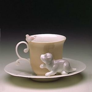 Dog & Bird cup with sauce