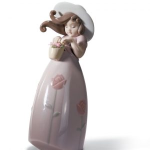 Little Rose Girl Figurine