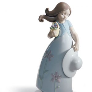 Little Violet Girl Figurine
