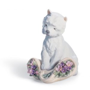 Playful Character Dog Figurine Type 163