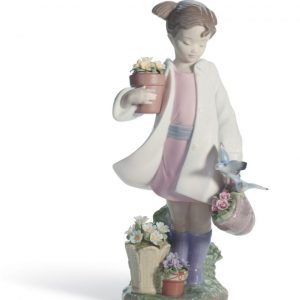 Figura niña Naturaleza delicada
