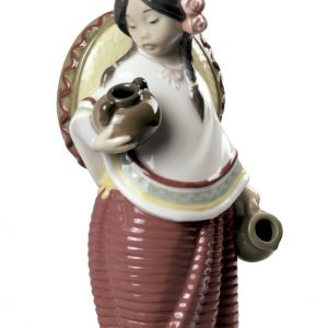 Lupita con sombrero. Brillo