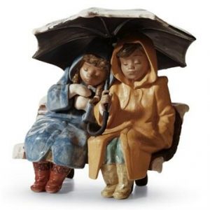 Nevando en el parque