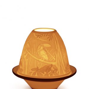 Litofanía Tucanes con plato